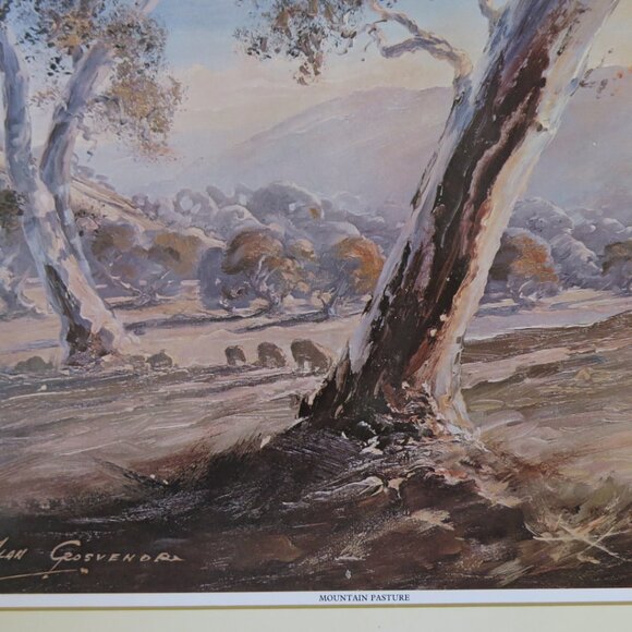 Set 6 Cork Back Tablemats Australian Landscapes Vintage (K714) - Picture 9 of 12